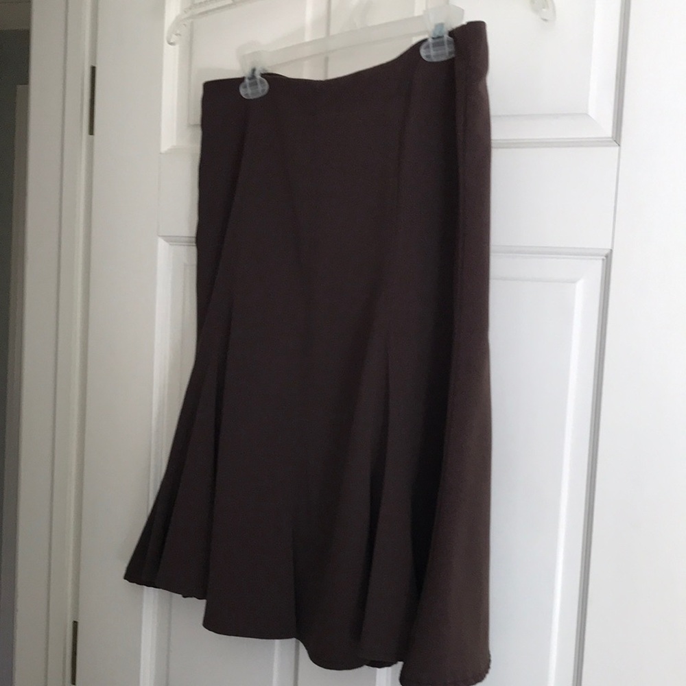 Flowy Brown Skirt - Apostrophe Sz 12.